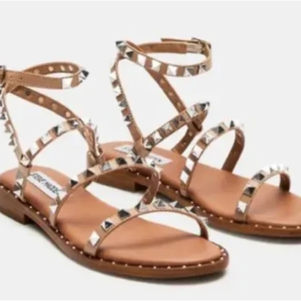 Steve Madden Travel Sandal - Tan / Size 9 Womens